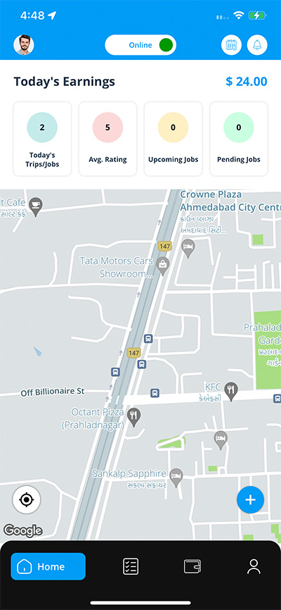 Service Provider Introduction screen