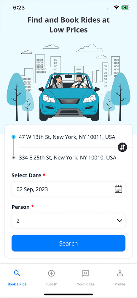 user app