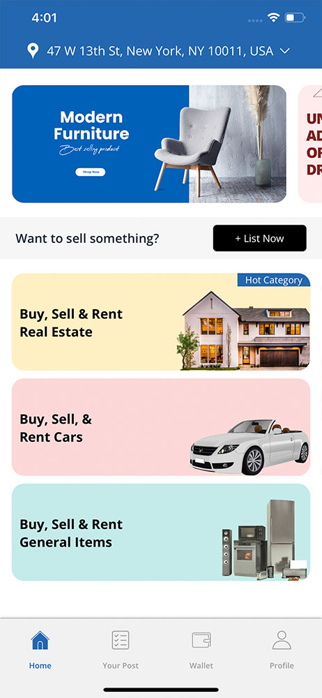 user app