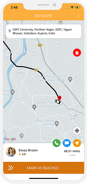 driver slide to end trip driver slide to end trip and rider get notification for Trip completed