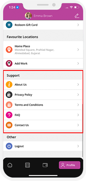 Terms and Conditions, contact us Information like About Us, Privacy Policy, Terms and Conditions, Contact US and FAQ.