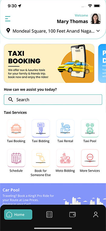 Landing Screen