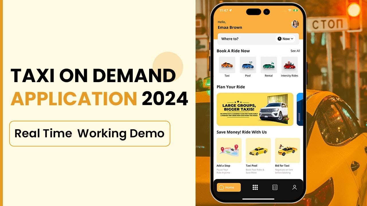 Uber App Clone Demo Video