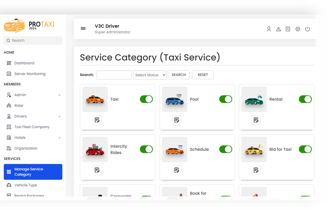 Company Management Company Management Screen
