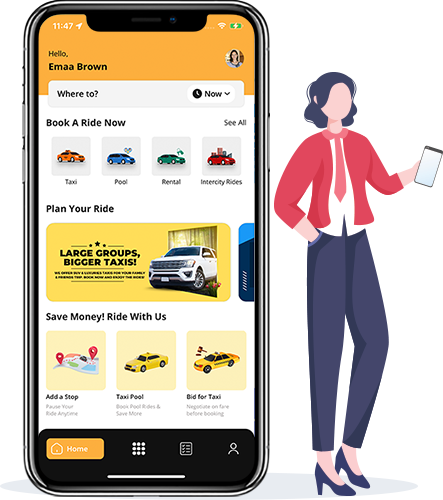 Uber Clone in French Language