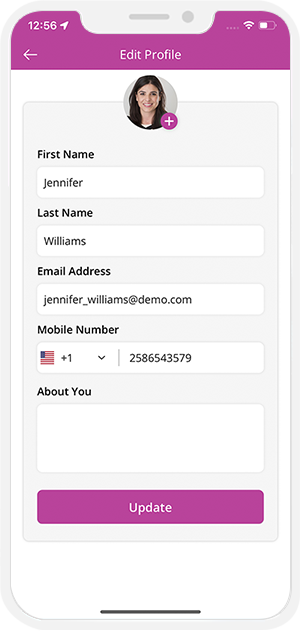 Babysitter can update their profile Babysitter can update their profile